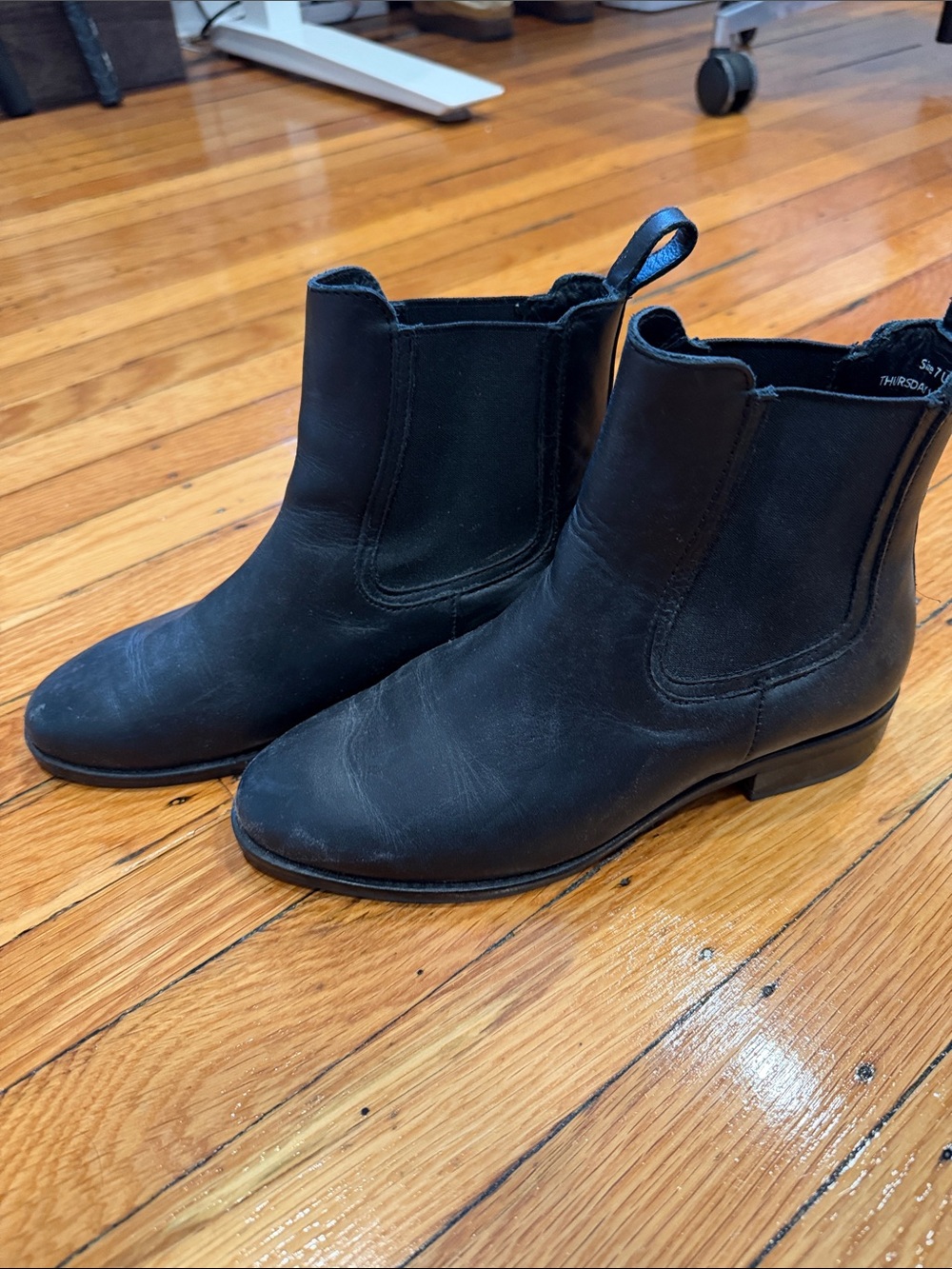 Black Chelsea Ankle Boots for Women - Classic Slip-On Style